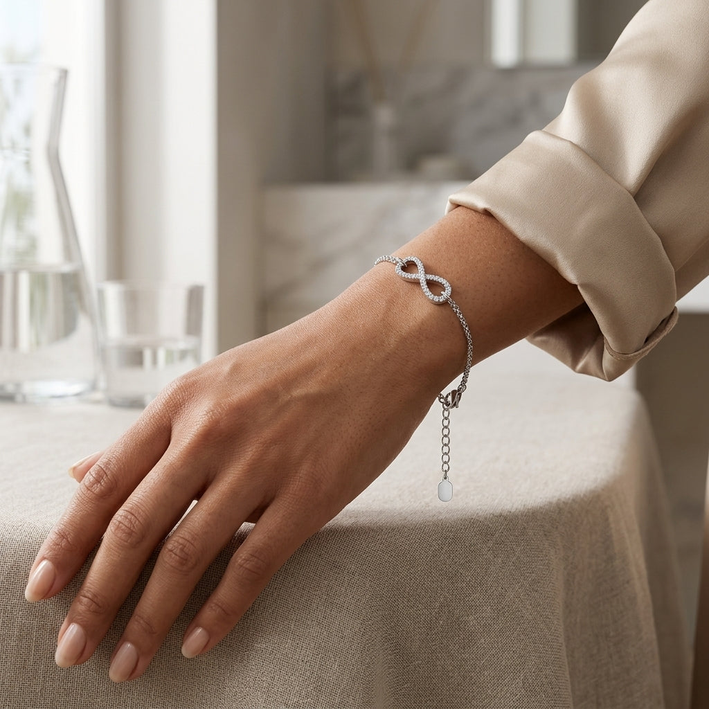 Montore 1.7MM Moissanite Bow-Knot Bracelet