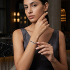 Montore 1.7MM Moissanite Bow-Knot Bracelet