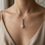 Montore Elegant 1 Carat Moissanite Spire Pendant Necklace