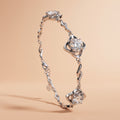 Montore 3 CTTW Moissanite Four Leaf Clover Bracelet