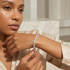 Montore 3MM Multi-Stone Moissanite Tennis Bracelet