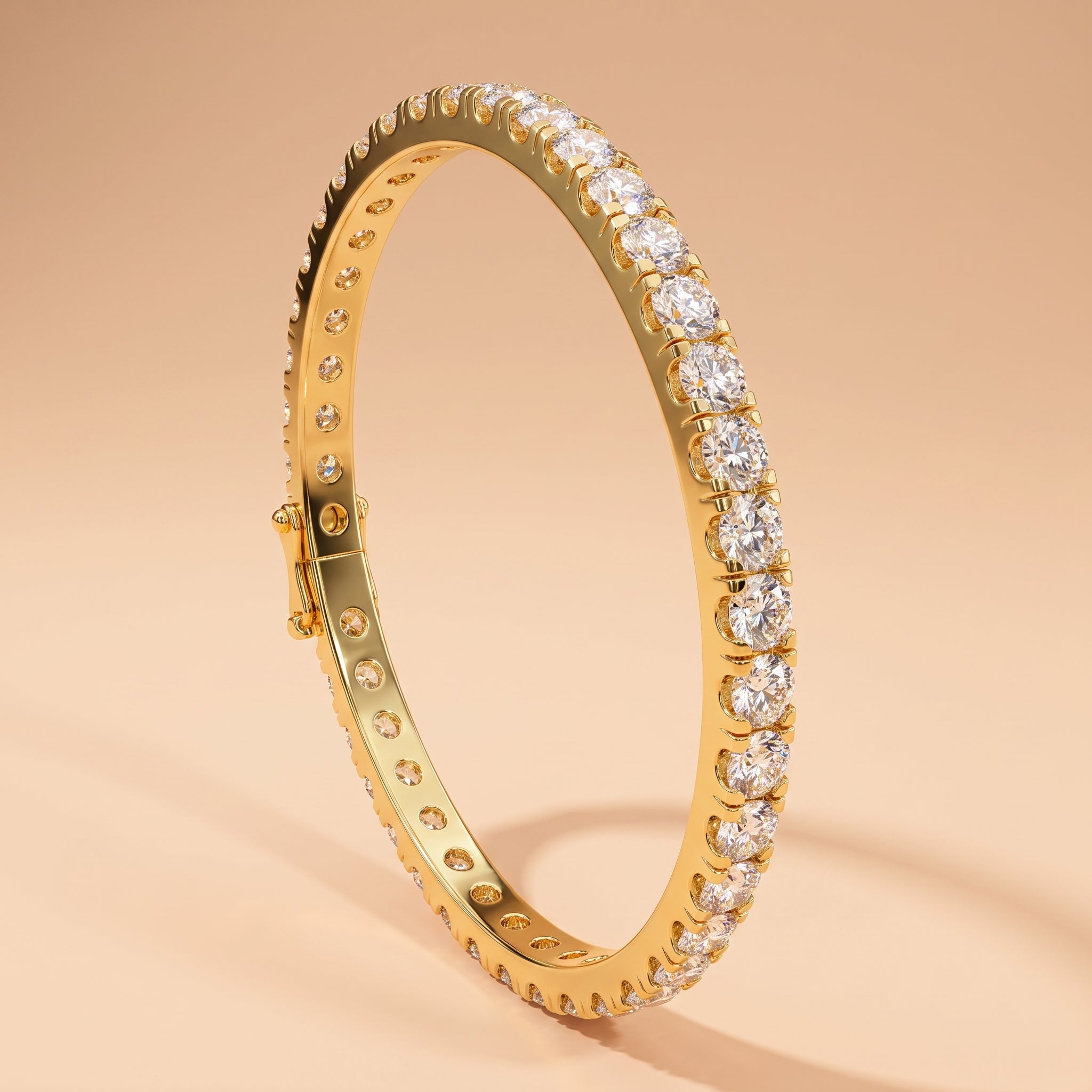 Montore 4MM Moissanite Tennis Bangle Bracelet |