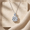 Cushion Cut Moissanite Pendant Necklace for Women (2/2.5ct)