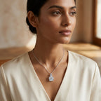 Cushion Cut Moissanite Pendant Necklace for Women (2/2.5ct)