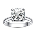 Cushion Cut Moissanite Ring 3.5 Carat Engagement Ring