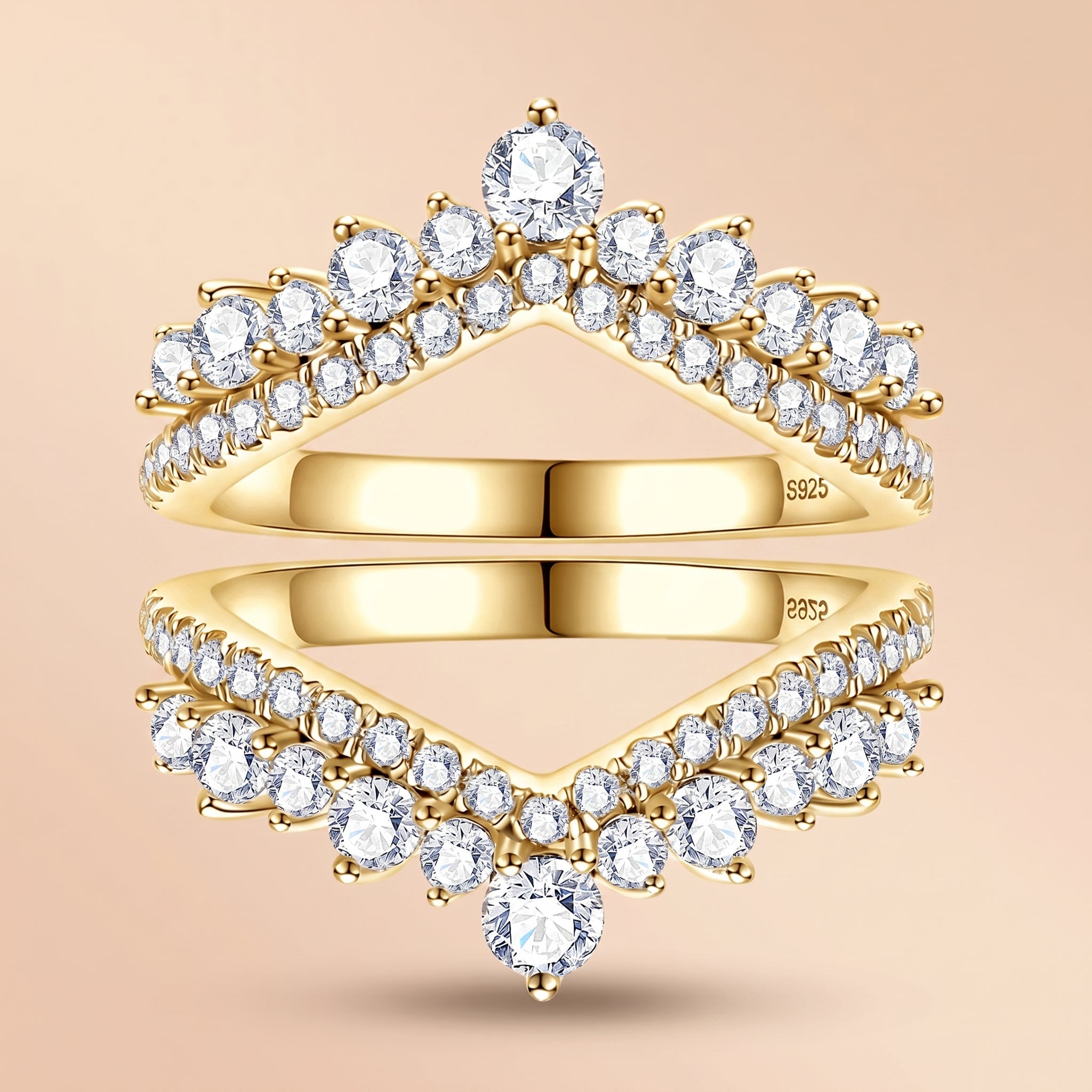 3 MM Heart Shape Moissanite Wedding Band Set featuring VVS1 D Color heart-cut moissanite stones in sterling silver for women.