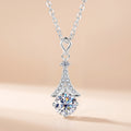Moissanite Spire Pendant Necklace for Women
