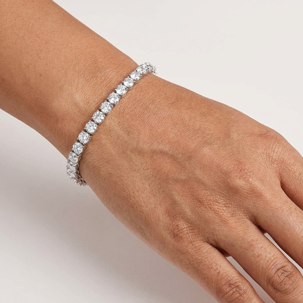Moissanite Tennis Bracelet  VVS1  3MM–6.5MM model 4