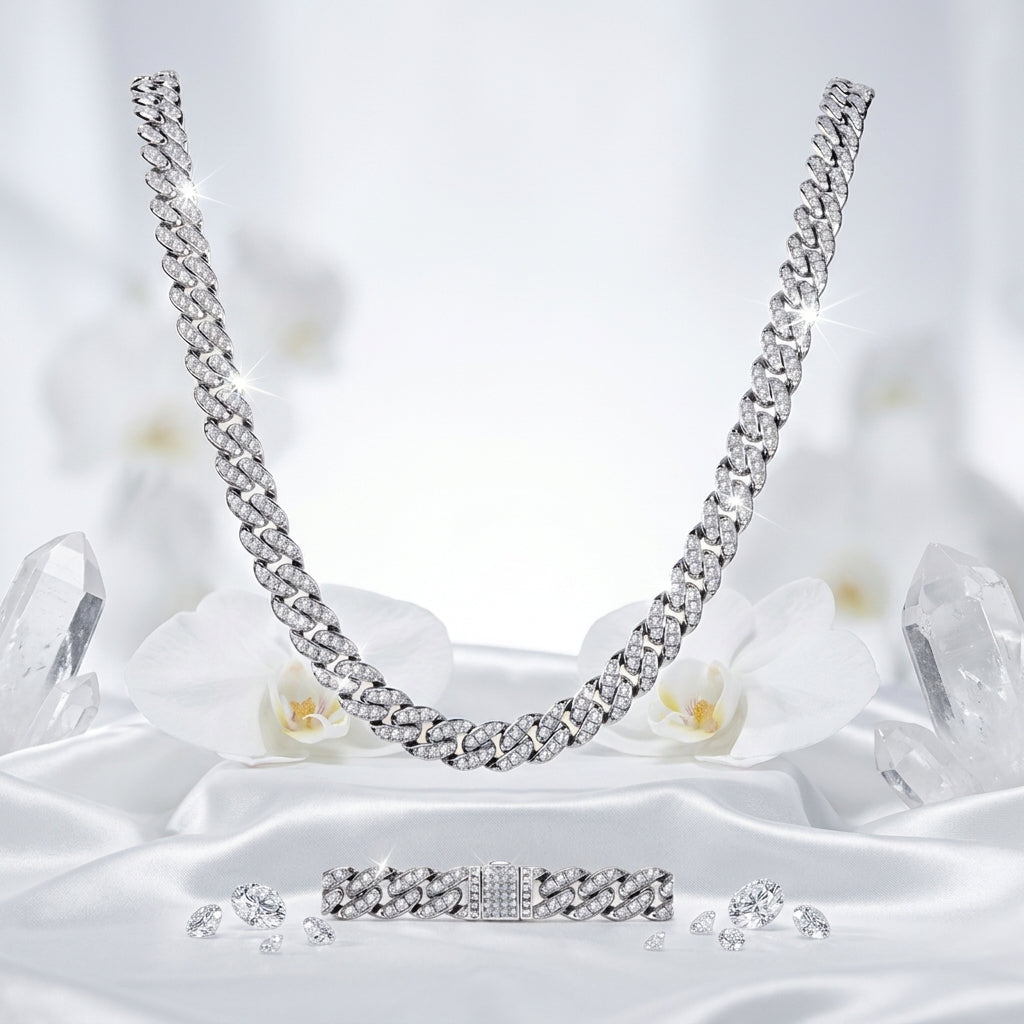 Montore Classic 3MM Moissanite Tennis Necklace