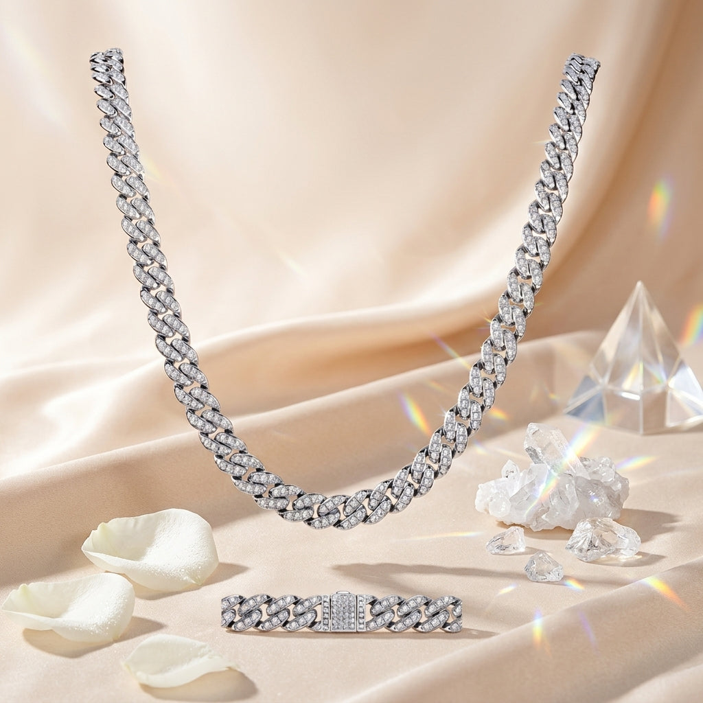 Montore Classic 3MM Moissanite Tennis Necklace