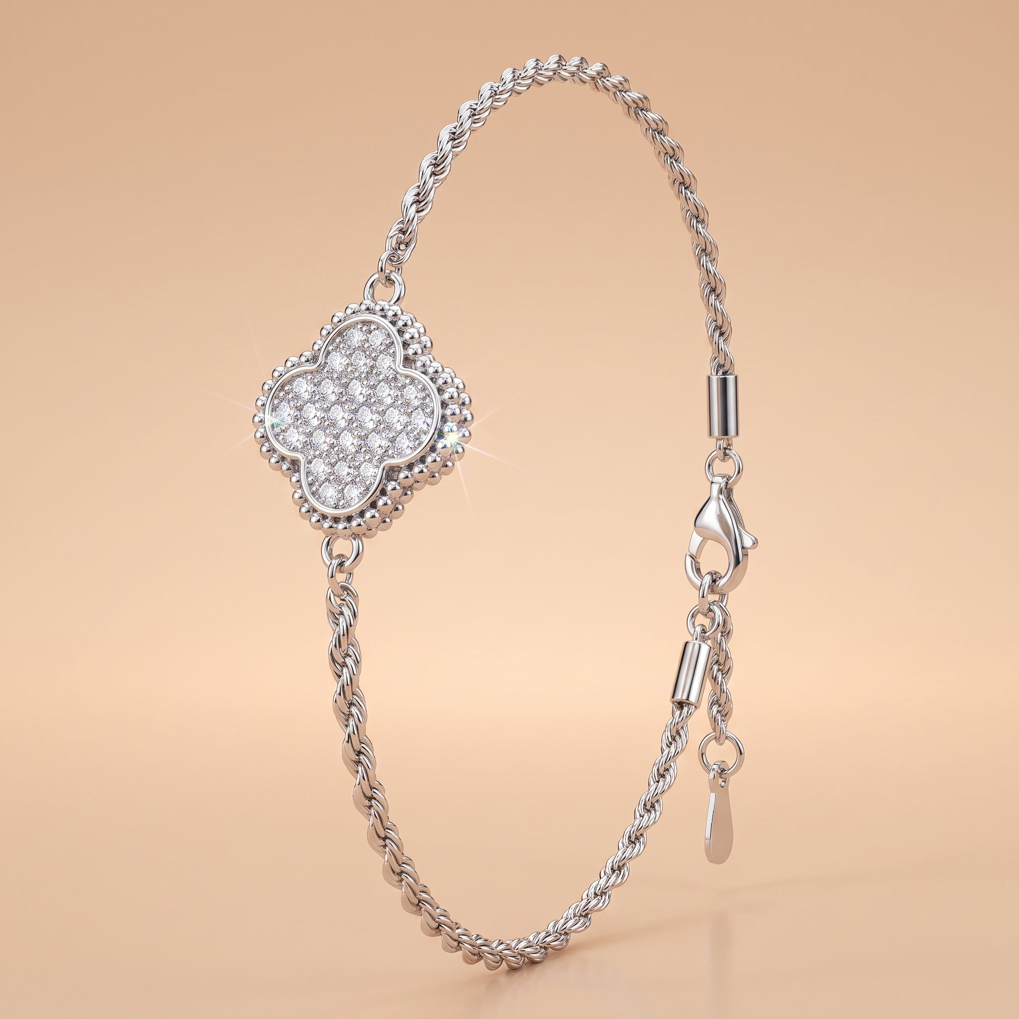 Montore VVS1 D Color 1.2–1.5MM Bezel Moissanite Bracelet