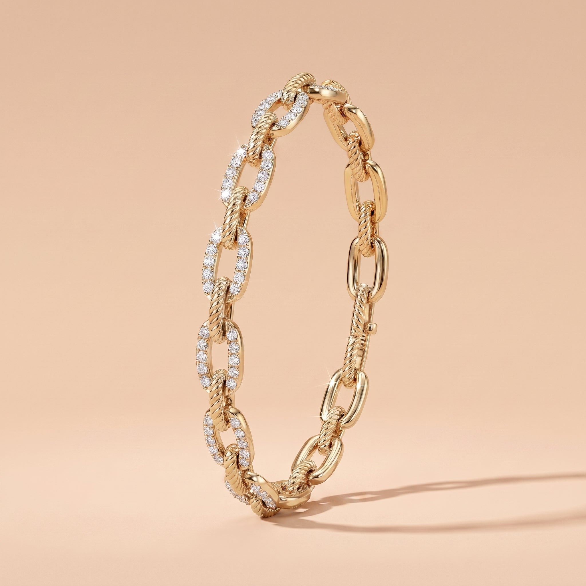 Montore VVS1 D Color 1.8MM Brilliant Cut Luxe Moissanite Bracelet featuring brilliant round-cut moissanite stones in a luxurious tennis bracelet design.