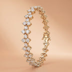 Montore VVS1 D Color 3.0MM Brilliant Cut Moissanite Bracelet