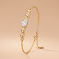 Montore VVS1 D Color 6×4MM Oval Cut Moissanite Bracelet