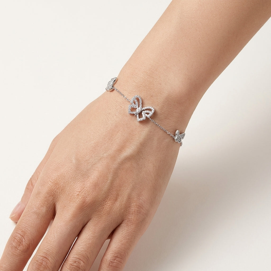 Montore VVS1 D Color 1.6MM Brilliant Cut Moissanite Bracelet