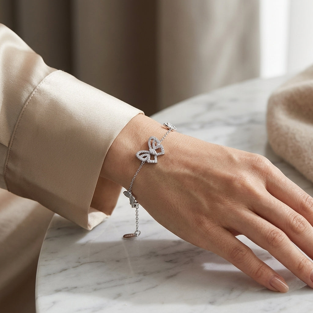 Montore VVS1 D Color 1.6MM Brilliant Cut Moissanite Bracelet