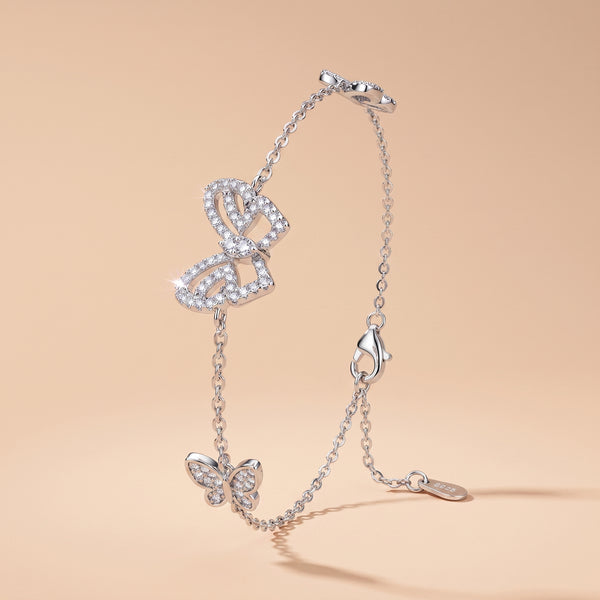 Montore VVS1 D Color 1.6MM Brilliant Cut Moissanite Bracelet featuring brilliant-cut moissanite stones in an elegant tennis bracelet design.