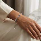 Montore VVS1 Moissanite Evil Eye Bracelet