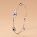 Montore VVS1 Moissanite Evil Eye Bracelet